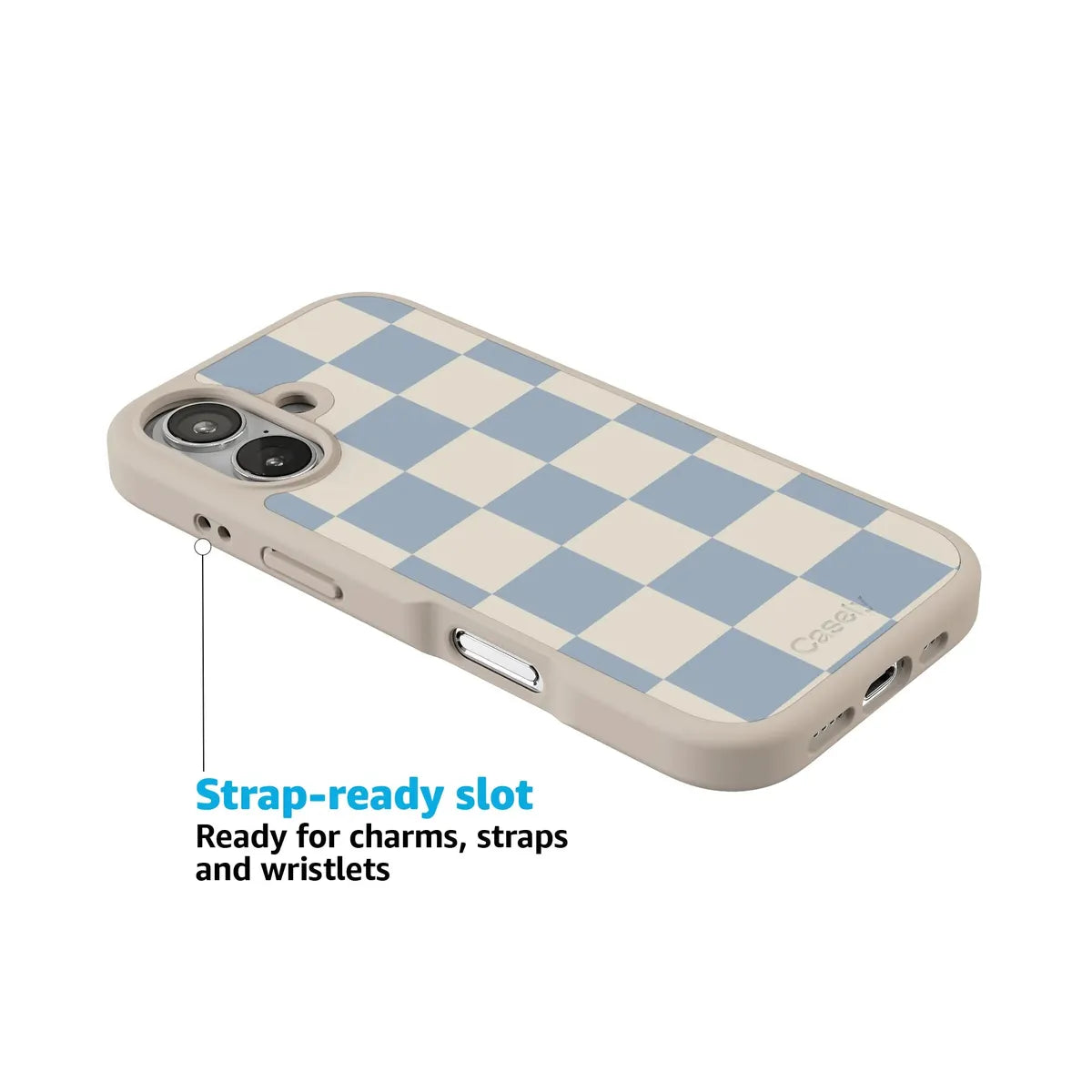Fit Check | Light Blue Checkerboard Case