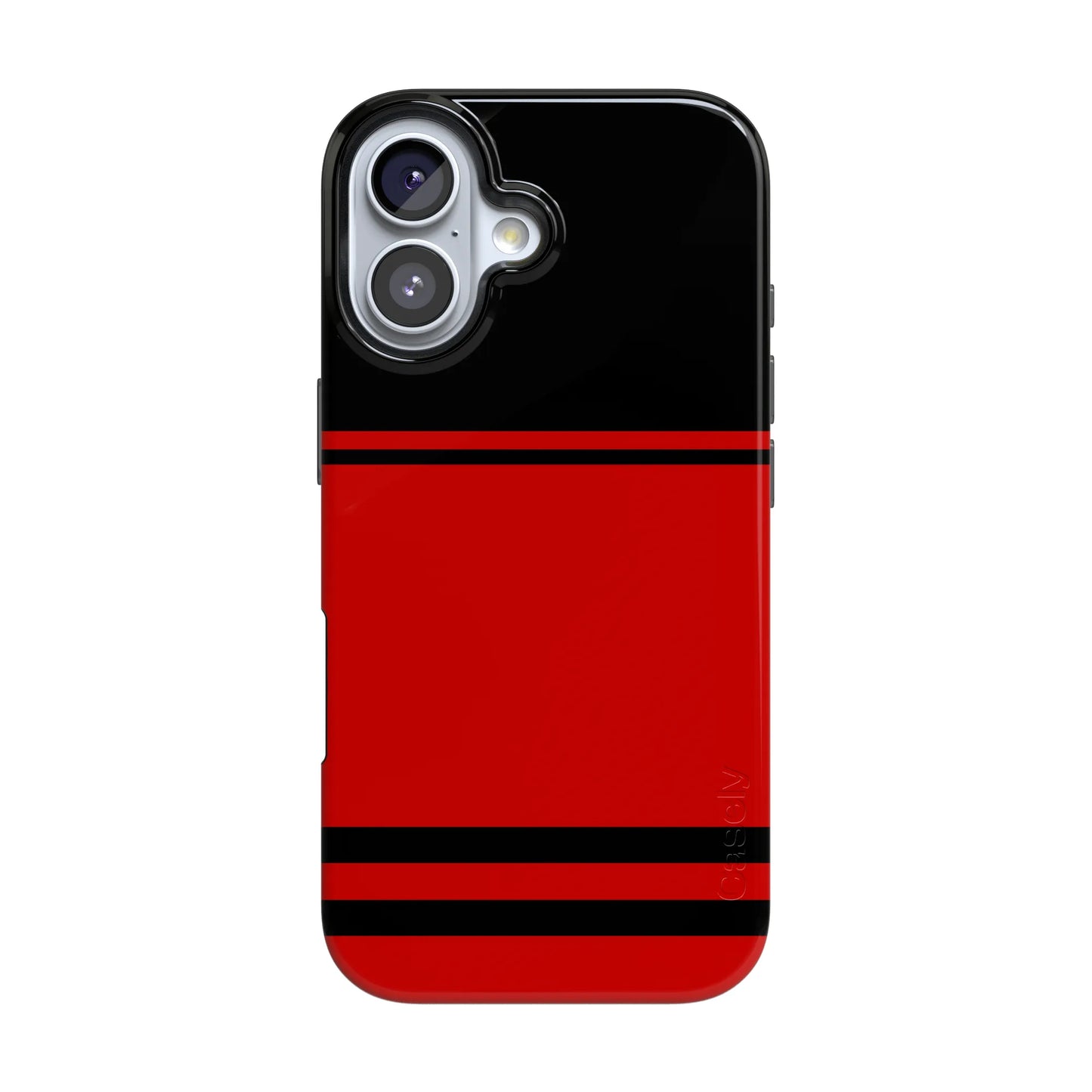 Go Canes | Black & Red Striped Case - iPhone 16