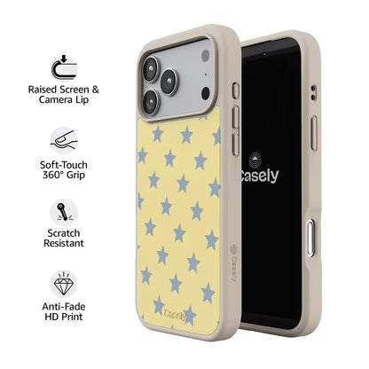 Shine Bright | Butter Yellow Stars Case