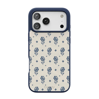 Seaside Stitch | Vintage Roses Case - iPhone 17 Pro