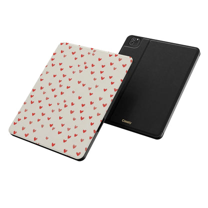 Love Letters | Doodle Hearts iPad Case