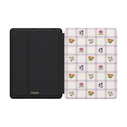 Meadow Check | Floral Gingham iPad Case