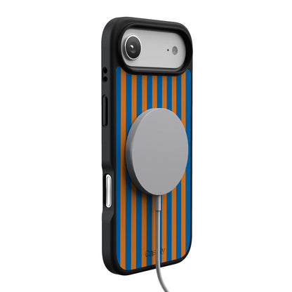 Go New York | Blue & Orange Stripes Case