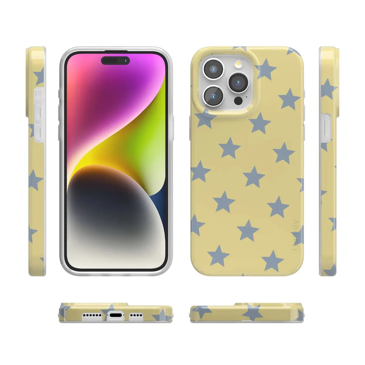 Shine Bright | Butter Yellow Stars Case