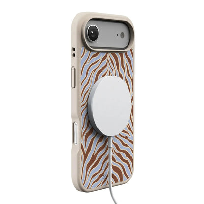 Untamed | Brown & Blue Zebra Case