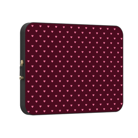 Heart Noir | Tiny Hearts Laptop Case
