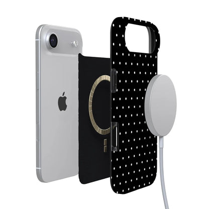 On the Dot | White Polka Dot Case