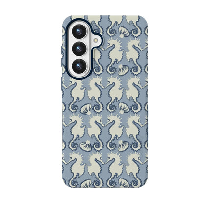 Seahorse Drift | Coastal Blues Case - Galaxy S26