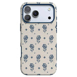Seaside Stitch | Vintage Roses Case - iPhone 17 Pro