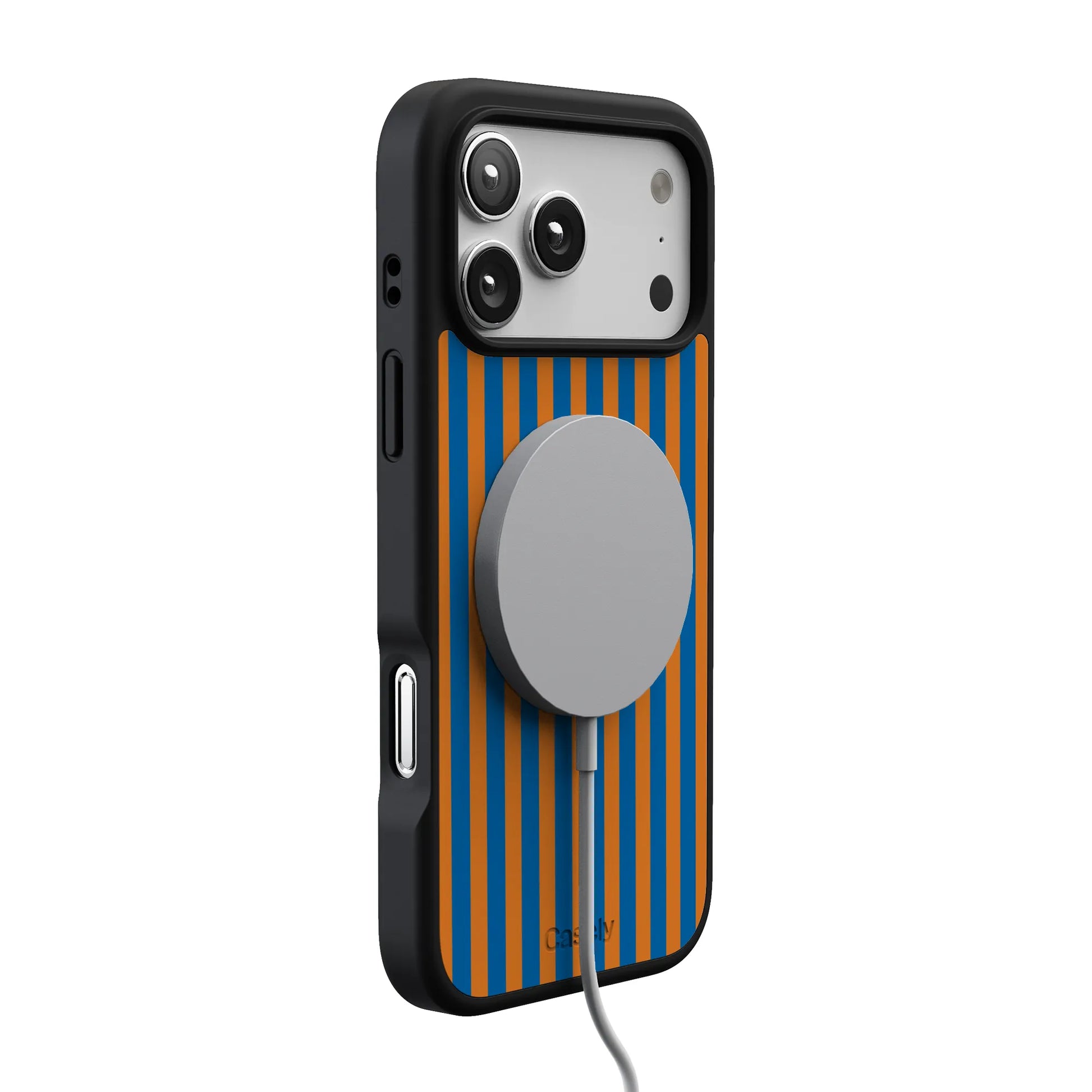 Go New York | Blue & Orange Stripes Case