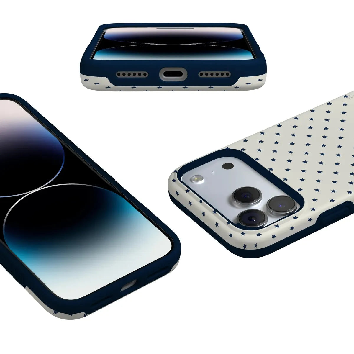 Tiny Stars | Blue & White Case