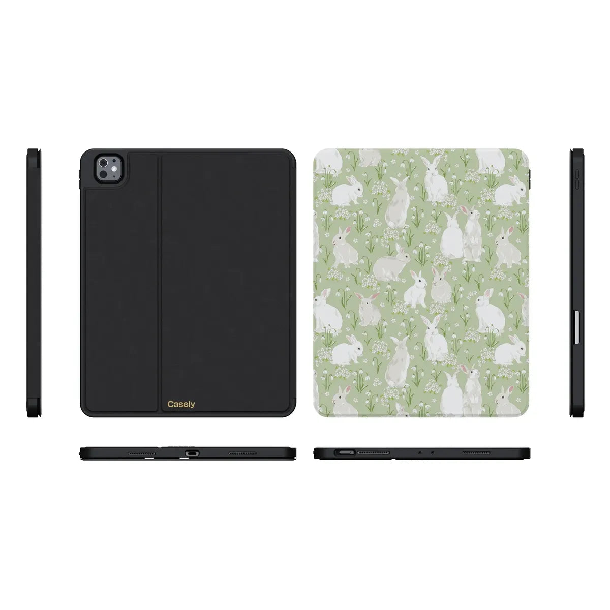 Hop to it | Green Bunny iPad Case