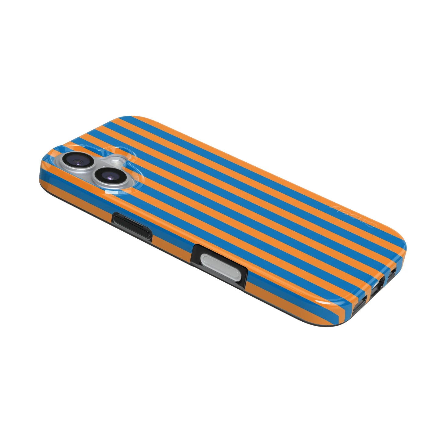 Go New York | Blue & Orange Stripes Case