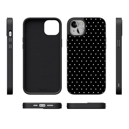 On the Dot | White Polka Dot Case
