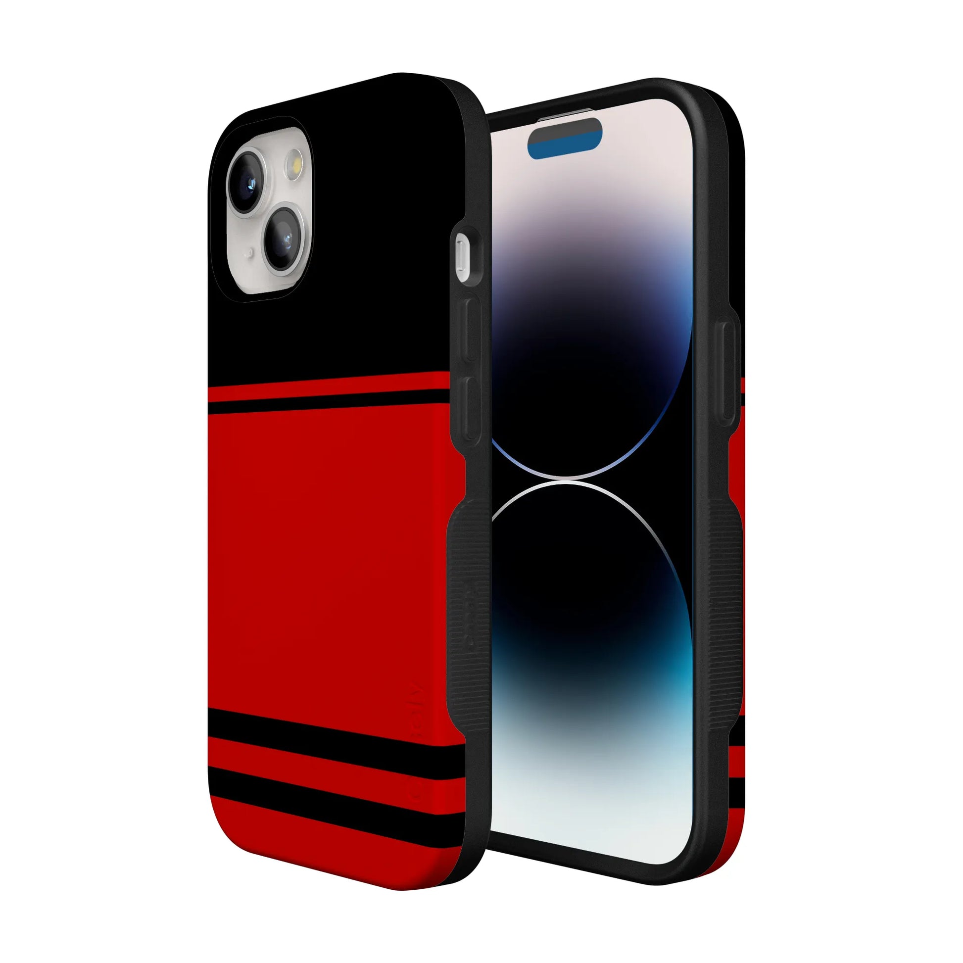 Storm Warning | Black & Red Stripes Case