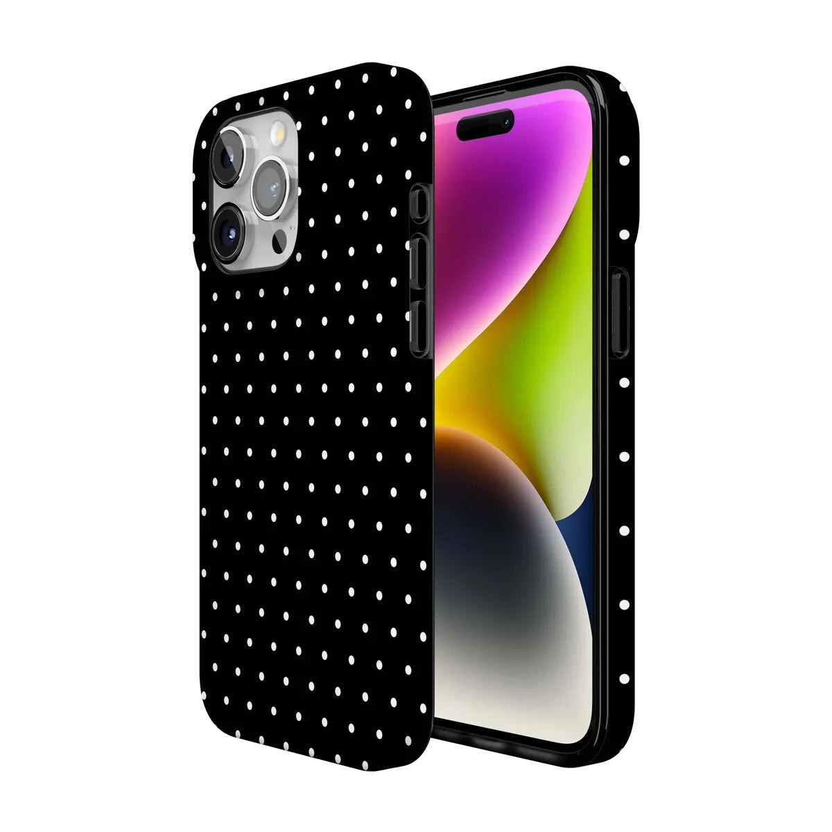 On the Dot | White Polka Dot Case