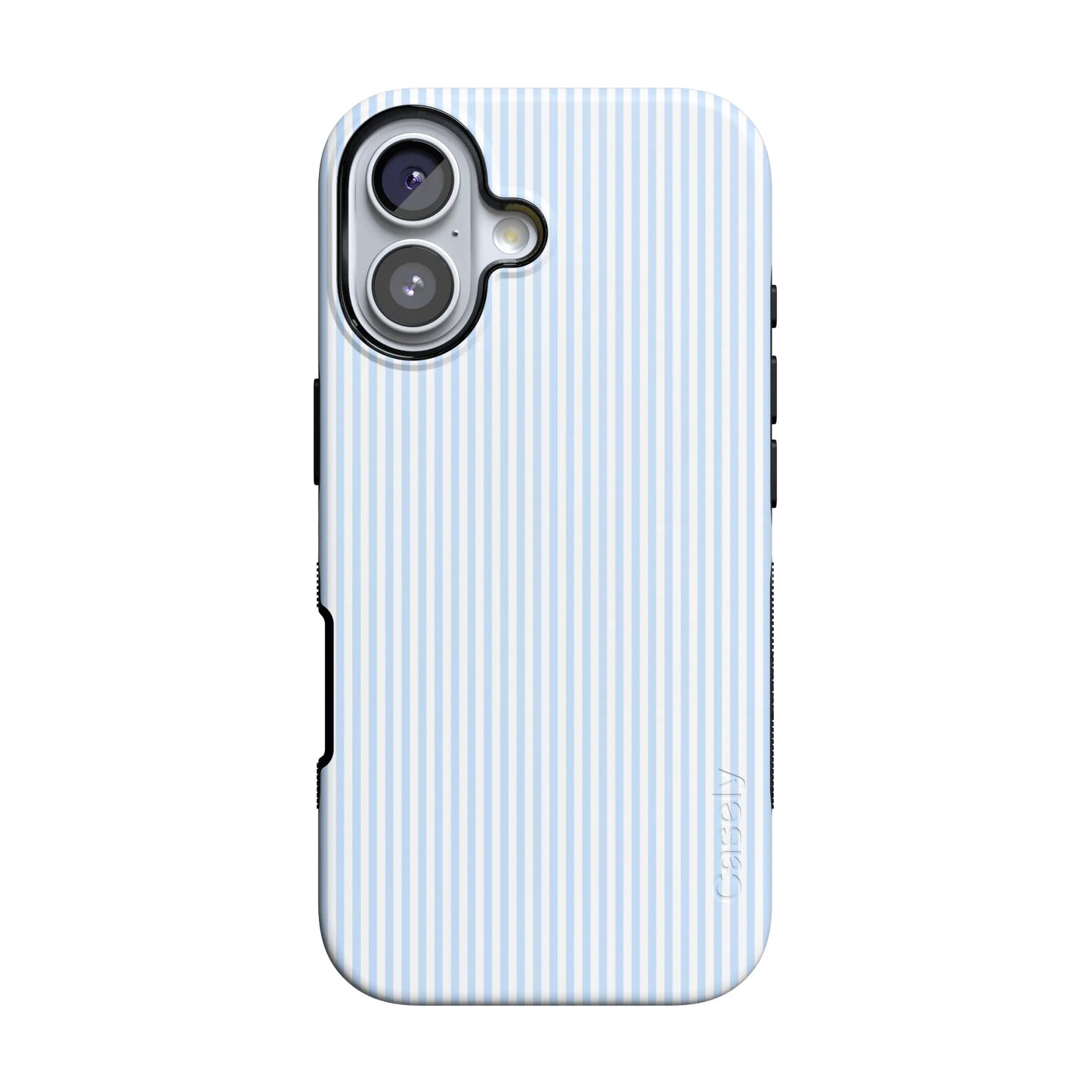 Stripes and the City | Light Blue Pinstripe Case - iPhone 16