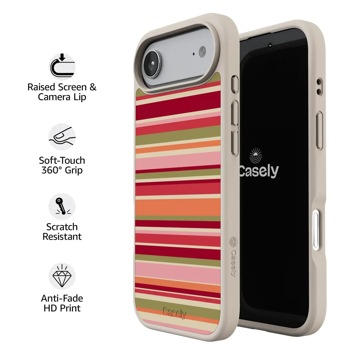 Citrus Stripes | Poolside Print Case