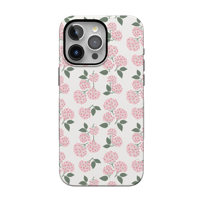 Nantucket Cottage | Pink Hydrangea Case - iPhone 12 Pro