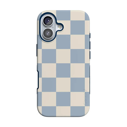 Fit Check | Light Blue Checkerboard Case - iPhone 16