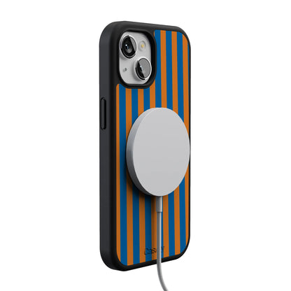 Go New York | Blue & Orange Stripes Case