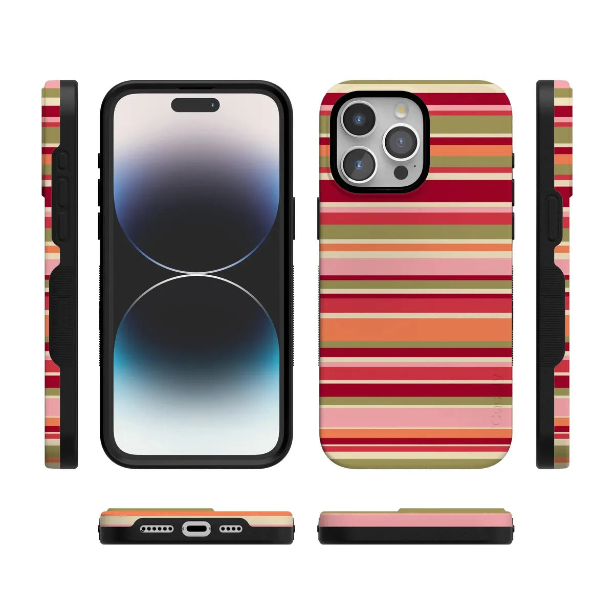 Citrus Stripes | Poolside Print Case
