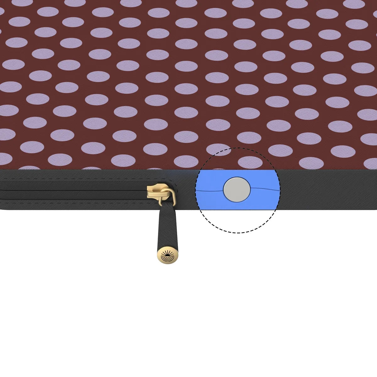 Spotted in SoHo | Polka Dot Laptop Case