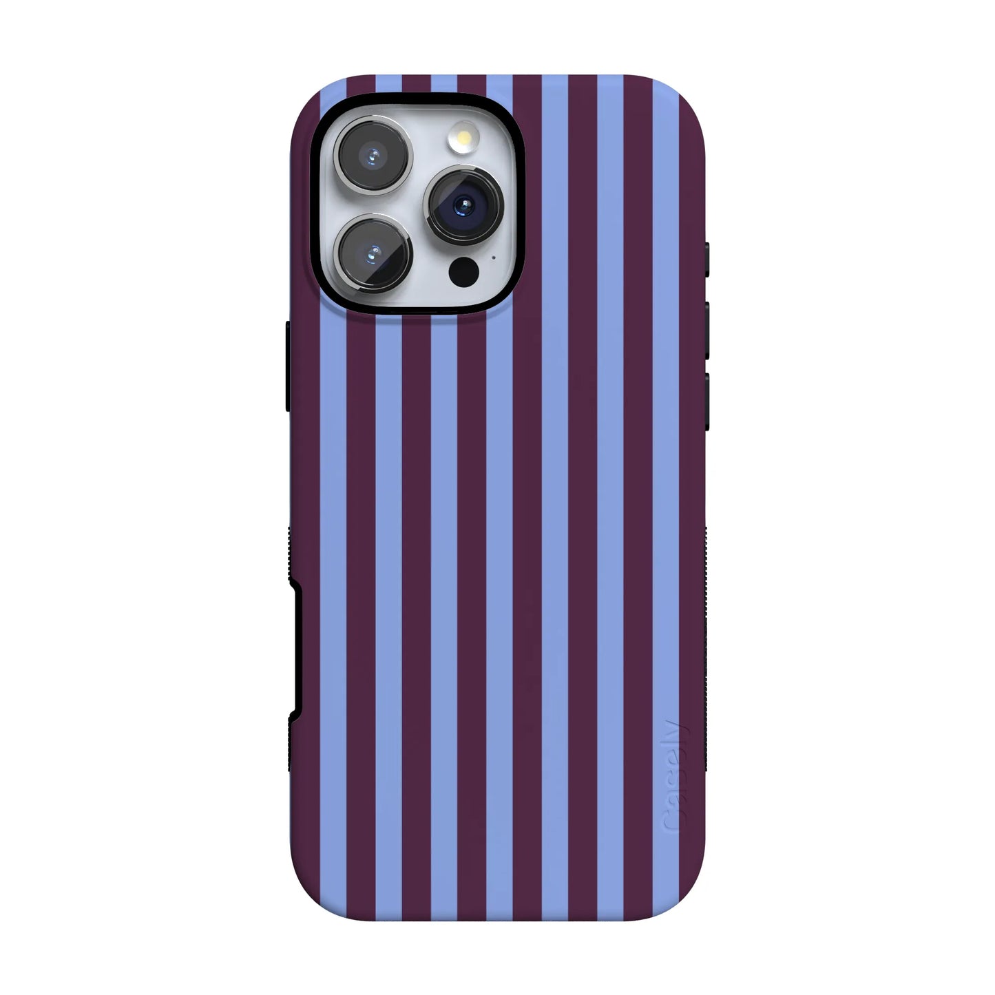 Perfect Stripes | Purple & Blue Stripes Case - iPhone 16 Pro