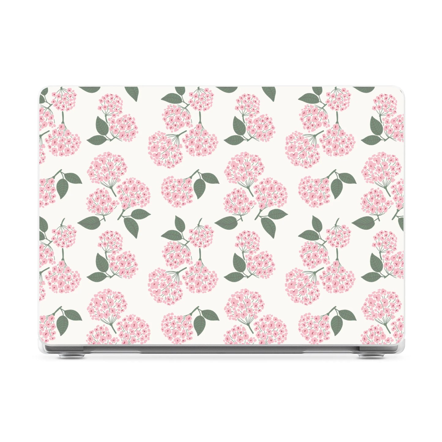 Nantucket Cottage | Pink Hydrangea Laptop Shell - 14" MacBook Pro