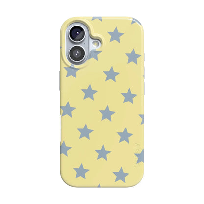 Shine Bright | Butter Yellow Stars Case - iPhone 16
