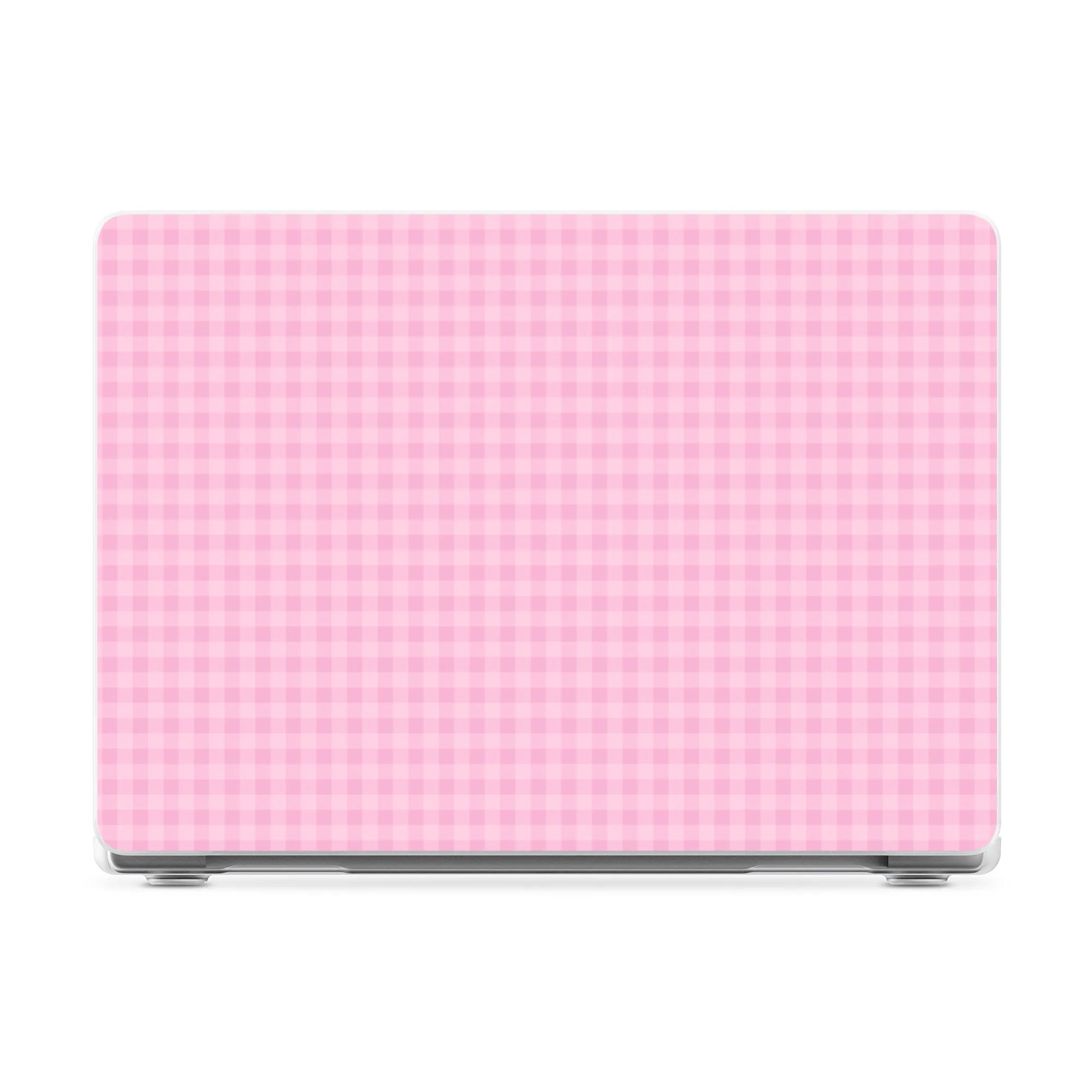 Sweet Jam | Light Pink Gingham Laptop Shell - 16" MacBook Pro