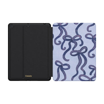 Love Me Knot | Blue Bow iPad Case