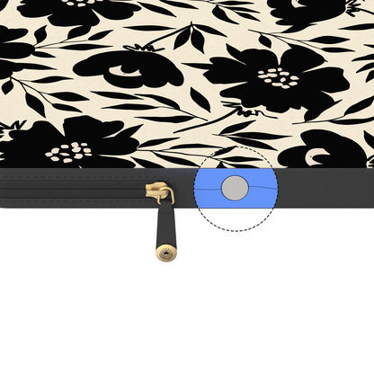 Dark Fantasy | Contrast Floral Laptop Case