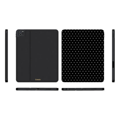 On the Dot | White Polka Dot iPad Case