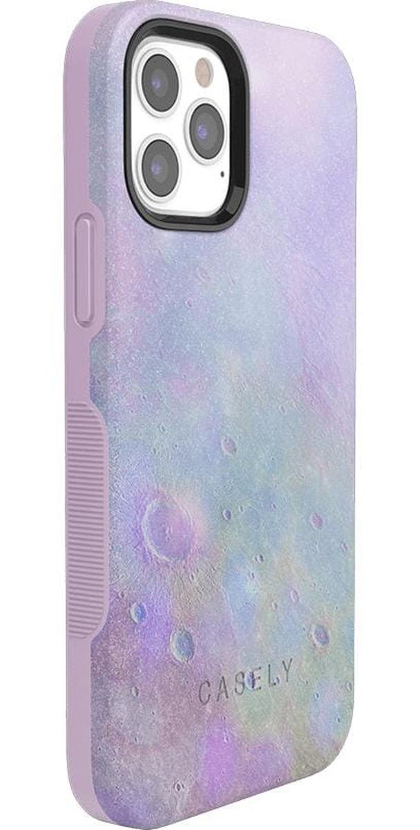 Over the Moon | Pastel Marble Moon Case iPhone Case get.casely
