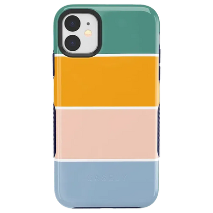 Paint The Town | Colorblock Stripes Case iPhone Case get.casely Bold iPhone 11