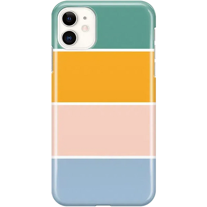 Paint The Town | Colorblock Stripes Case iPhone Case get.casely Classic iPhone 11
