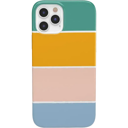 Paint The Town | Colorblock Stripes Case iPhone Case get.casely Classic iPhone 12 Pro