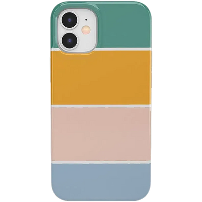 Paint The Town | Colorblock Stripes Case iPhone Case get.casely Classic iPhone 12
