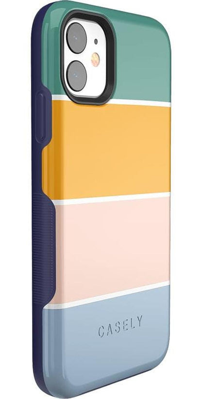 Paint The Town | Colorblock Stripes Case iPhone Case get.casely
