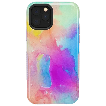 Painting in Pastels | Rainbow Watercolor Case iPhone Case get.casely Bold iPhone 11 Pro