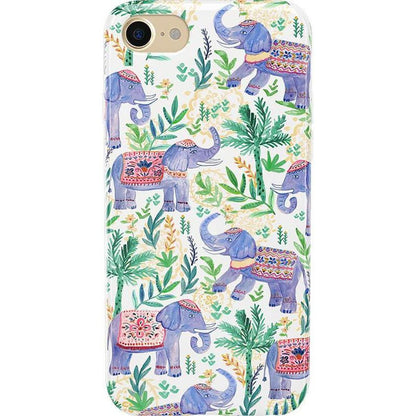 Pastel Gardens | Watercolor Elephant Floral Case iPhone Case get.casely Classic iPhone SE (2020 & 2022)
