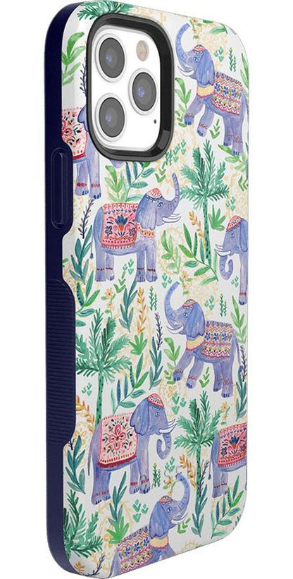 Pastel Gardens | Watercolor Elephant Floral Case iPhone Case get.casely