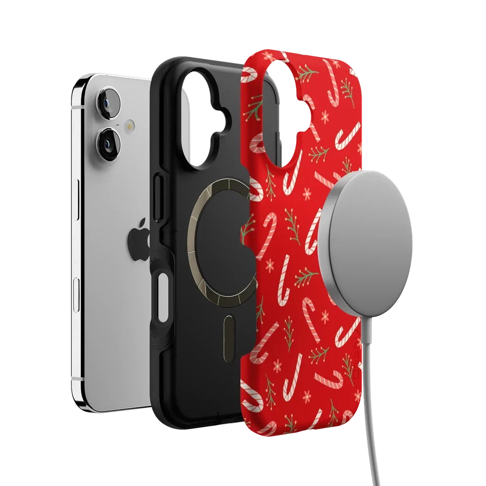 Peppermint Kiss | Candy Cane Case Phone Case Casetry