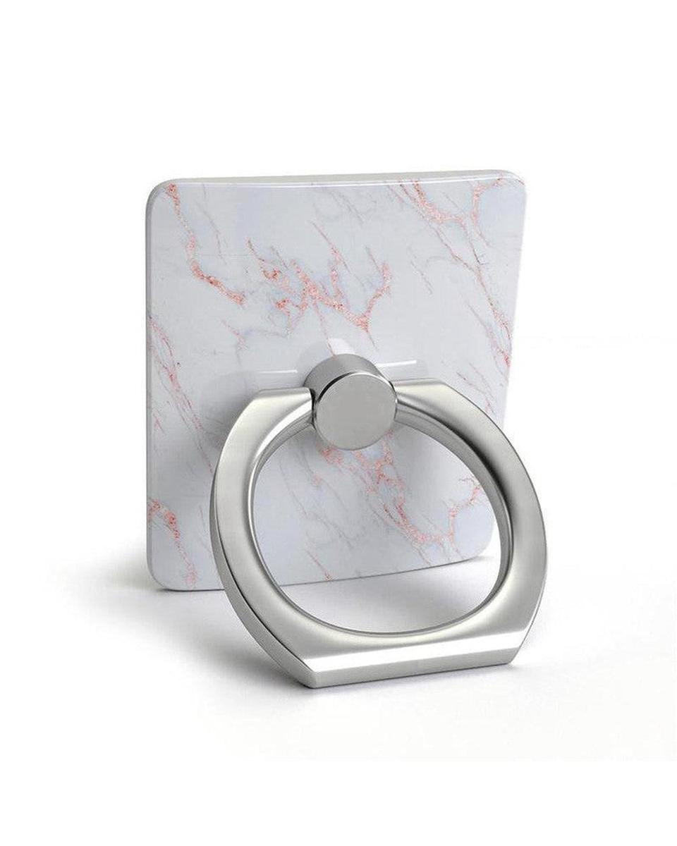 Phone Ring SHOPSTORM_HIDDEN_PRODUCT Casely Club Beautiful White and Pink Marble Phone Ring