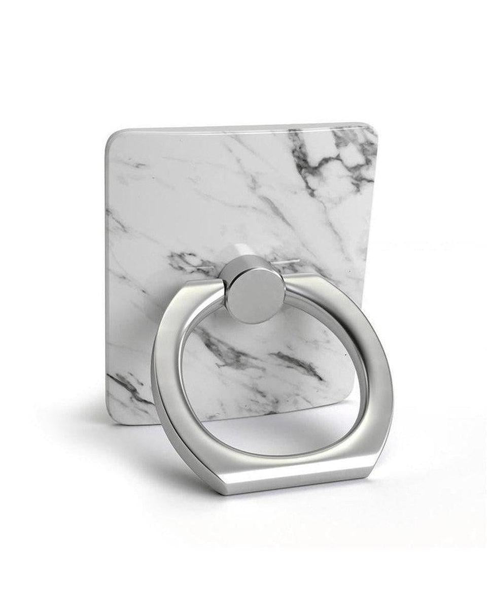 Phone Ring SHOPSTORM_HIDDEN_PRODUCT Casely Club Classic White Marble Phone Ring