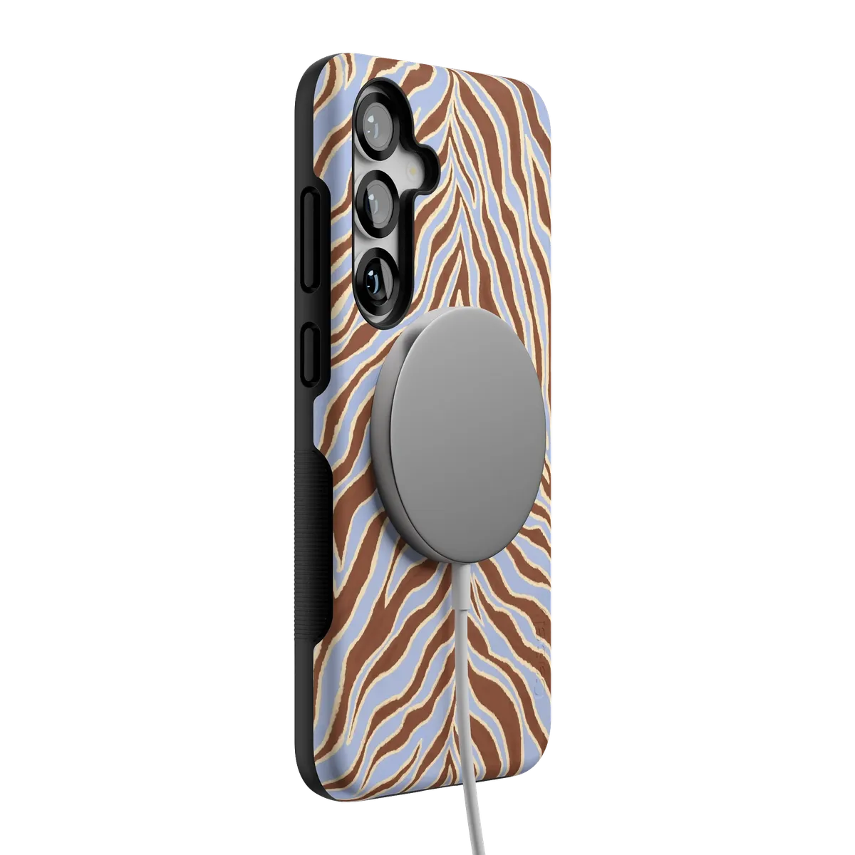 Untamed | Brown & Blue Zebra Case