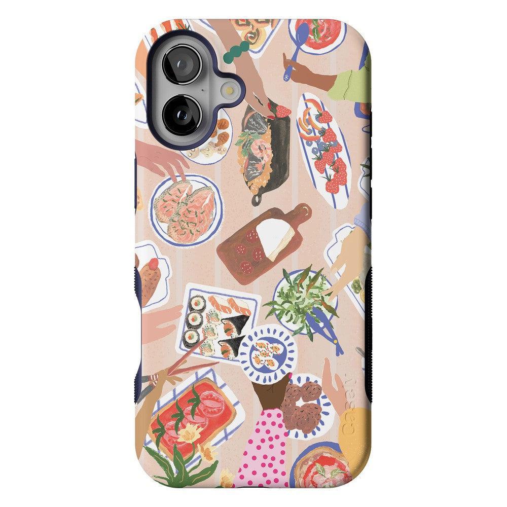 Picnic Party | Painted Collage Case iPhone Case get.casely Bold + MagSafe® iPhone 16 Plus