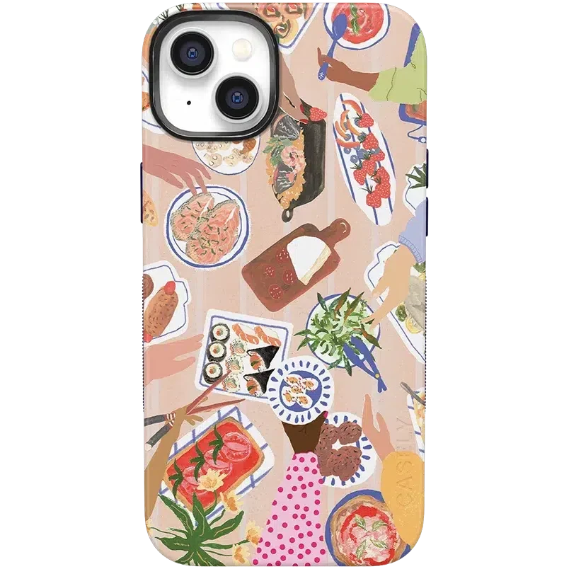 Picnic Party | Painted Collage Case iPhone Case get.casely Bold + MagSafe® iPhone 14 Plus
