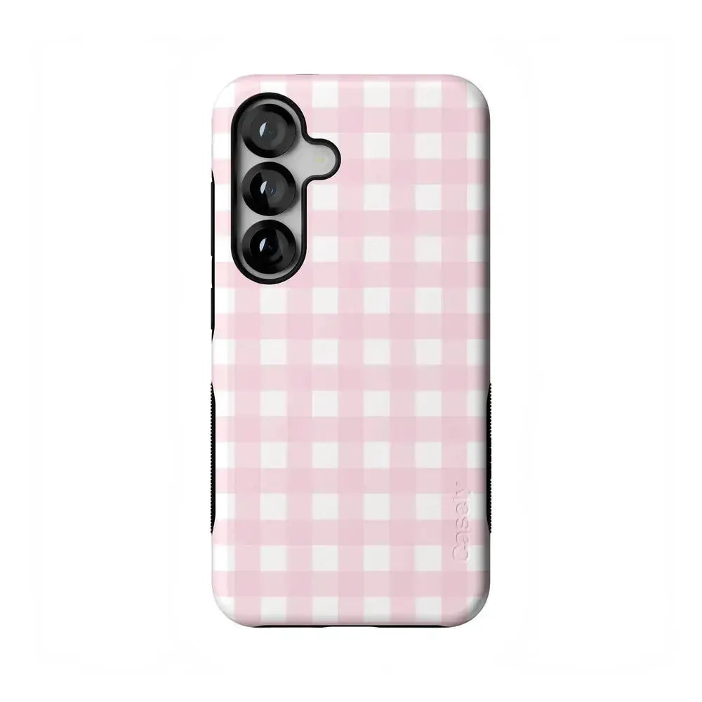 Pink Plaid | Sunday Best Case Phone Case get.casely Bold Flex + MagSafe® Galaxy S25